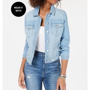 Tinseltown crop denim jacket